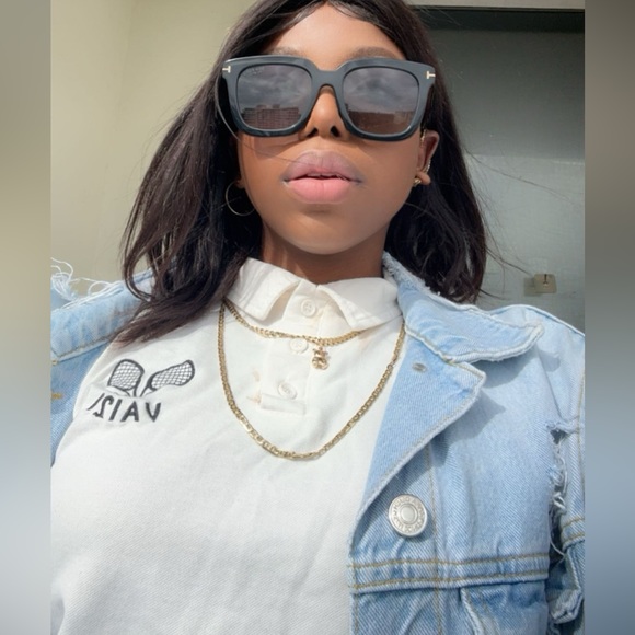 Authentic New - Tom Ford SARI FT0690 01D Black / Gray Polarized 52mm  Sunglasses - Picture 9 of 9